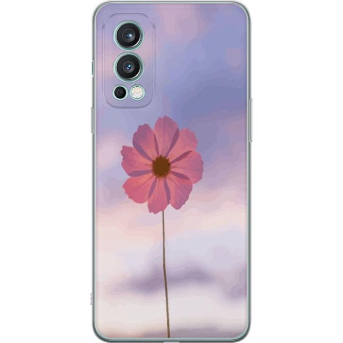 iSecrets - Mobilskal till OnePlus Nord 2 5G med Rosa blomma