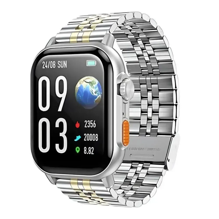 Hoco - Hoco Smartwatch DYD02 med Talk Function - Guld/Silver