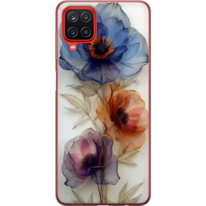 iSecrets - Mobilskal till Samsung Galaxy A12 med Silkesblommor