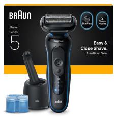 Braun - Braun Rakapparat Serie 5 52-B7000cc - Svart-Blå