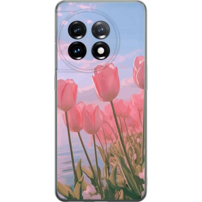 iSecrets - Mobilskal till OnePlus 11 med Rosa Tulpaner