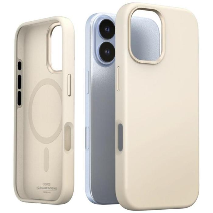 Araree - Araree iPhone 17 Mobilskal MagSafe Typo Skin M - Stone