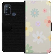 iSecrets - Plånboksfodral till OnePlus Nord N100 med fejdande blommor