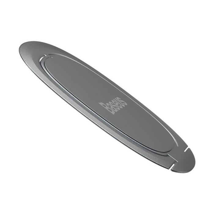 BASEUS - Baseus Ringhållare Ultra-Thin Self-adhesive kickstand - Silver