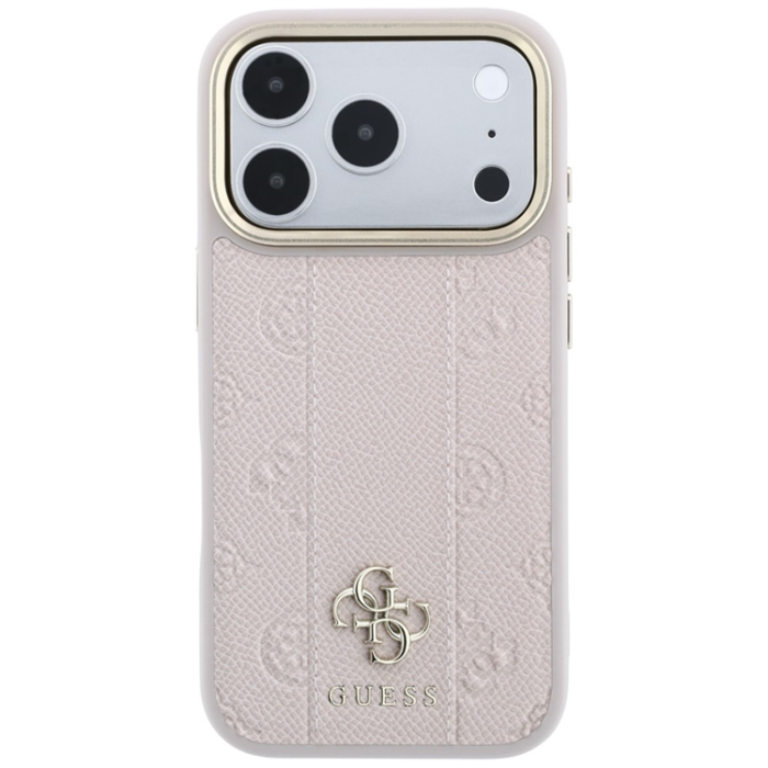Guess - Guess Mobilskal till iPhone 18 Pro Max/17 Pro Max Magsafe Stripe Peony 4G Logo