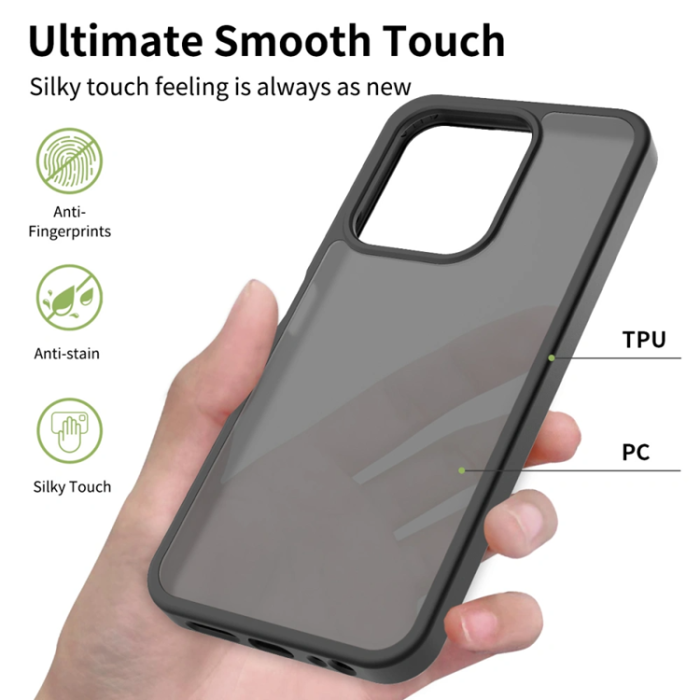 Tech-Protect - Tech-Protect Xiaomi Redmi 15C Mobilskal Magmat - Matte Svart