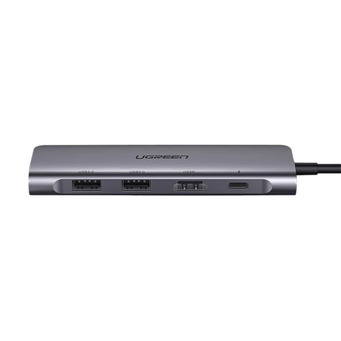 Ugreen - Ugreen 6in1 HUB USB-C Till USB-C, HDMI, SD/TF Kortläsare, 2xUSB-A 3.0