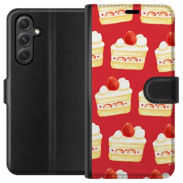 iSecrets - Plånboksfodral till Samsung Galaxy A35 med Tårta