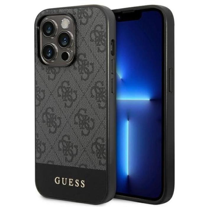 Guess - GUESS iPhone 14 Pro Max Skal 4G Stripe - Gr