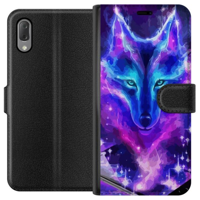 iSecrets - Plånboksfodral till Sony Xperia L3 med Neon Varg