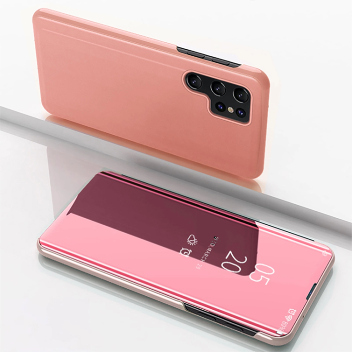 OEM - Galaxy A56 Fodral Clear View - Rosa