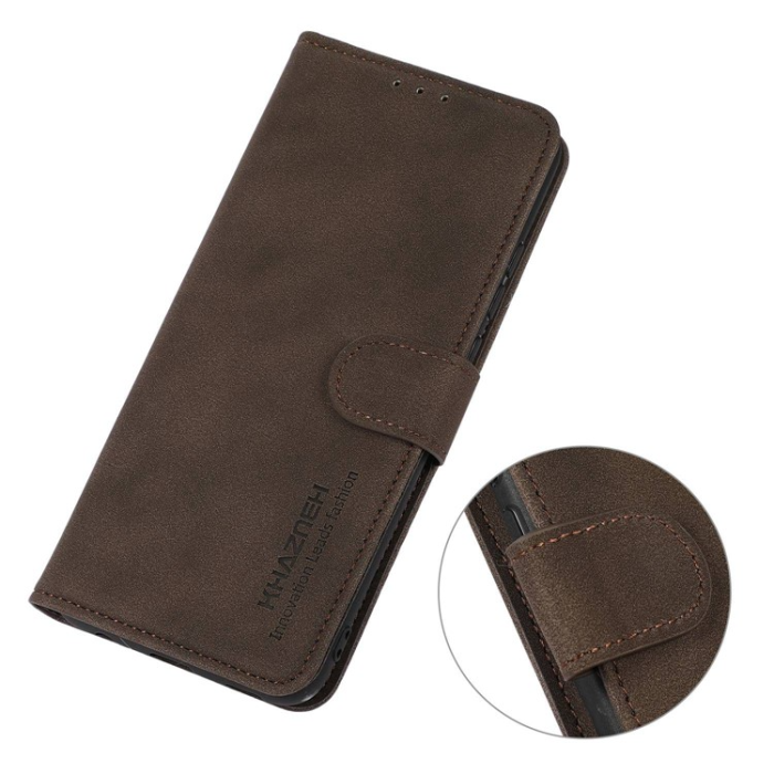 KHAZNEH - KhAZNEH OnePlus Nord CE 3 Lite Plånboksfodral Textured Flip - Brun
