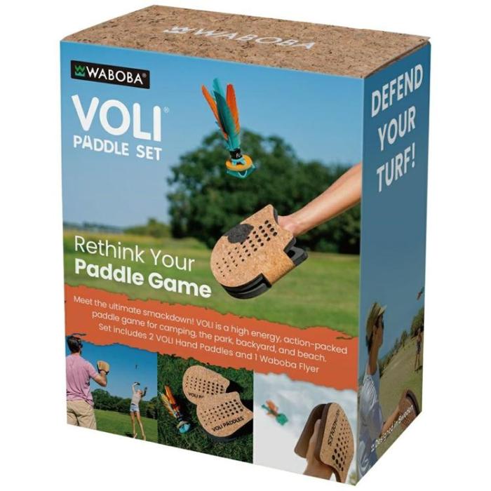 Waboba - Waboba Voli Skicklighetsspel 2x Handracketar 1x Badmintonboll