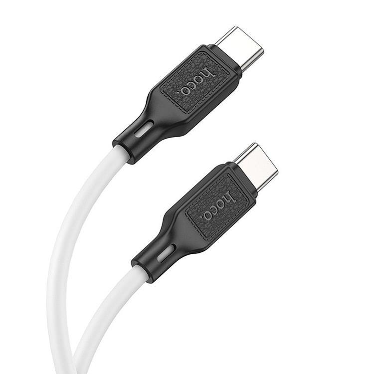 HOCO USB-C - USB-C Kabel 1m 60W 3A X90 - Vit | 3541 | AlltMobil