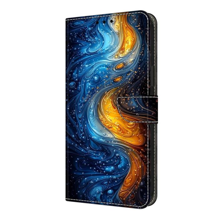 OEM - Samsung Galaxy S26 Fodral Äkta Läder Mönstertryck - Liquid