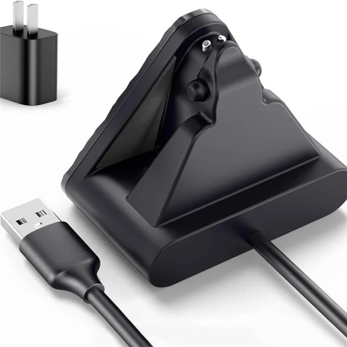 A-One Brand - Laddare Laddningsställ För Ray-Ban Meta med Adapter/Kabel - Vit