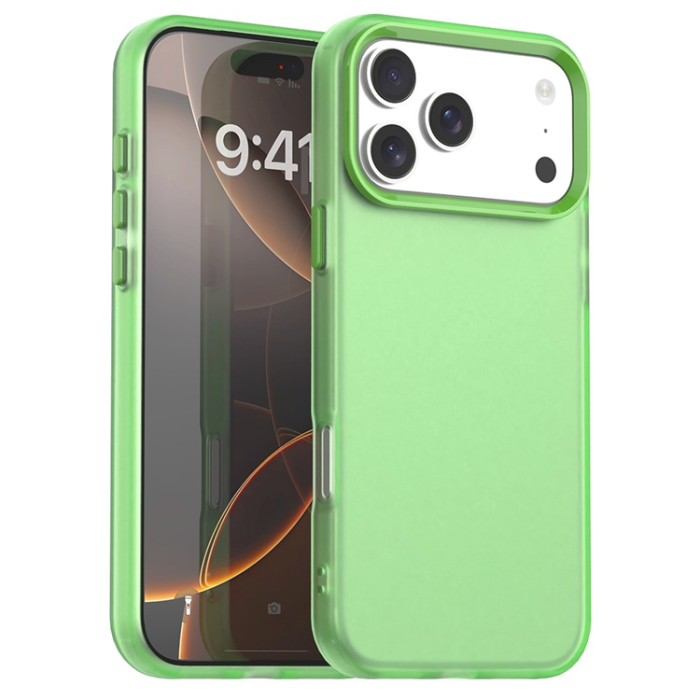 A-One Brand - iPhone 17 Pro Mobilskal Matte Anti-Drop - Grön