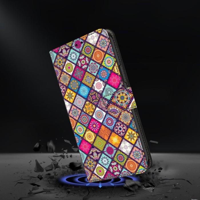 OEM - Samsung Galaxy S26 Plånboksfodral TPU + Konstläder Flip - Färgglad Konstläder