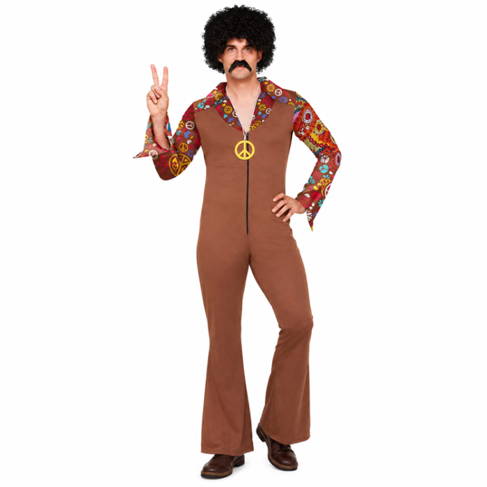 A-One Brand - 70-tals Hippie Maskeraddräkt Peace