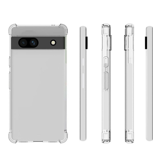 A-One Brand - Google Pixel 7a Mobilskal Non-Slip ShockProof TPU - Transparent
