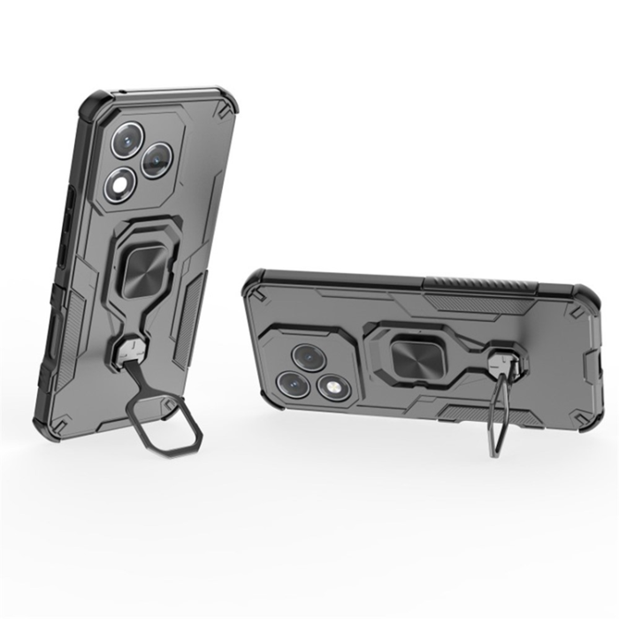 WANLONFENG - Wanlonfeng Honor 400 Lite Mobilskal Kickstand - Svart