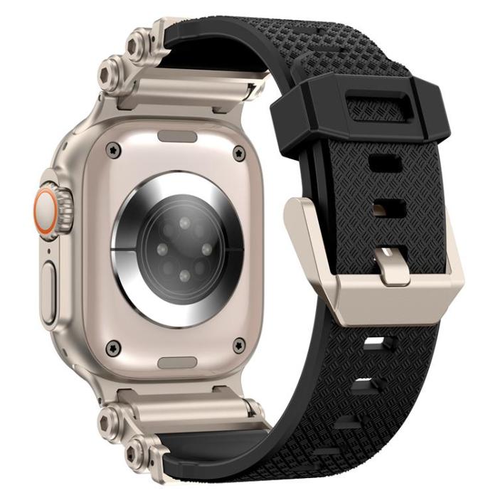 Boom of Sweden - Apple Watch Ultra 2 (49mm) Armband Rotation Axis Silikon - Svart
