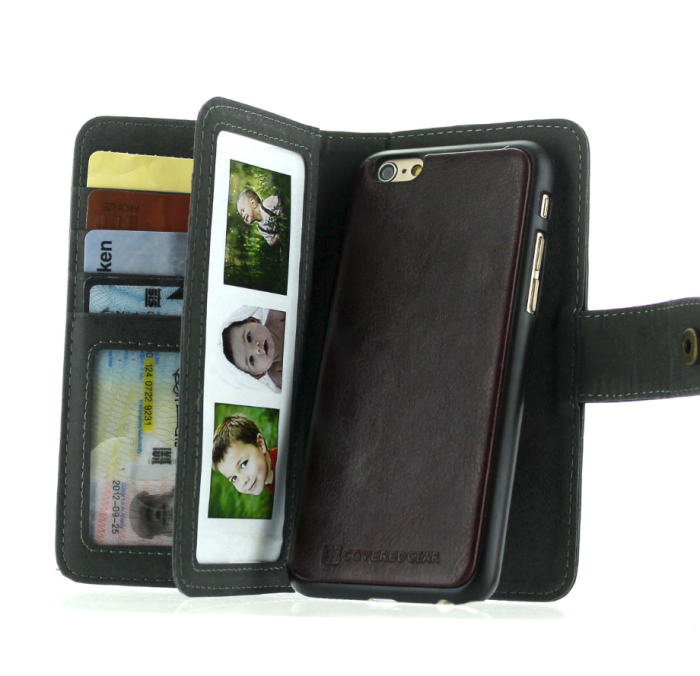 UTGATT1 - CoveredGear iPhone 6S Plus plånboksfodral LifeStyle - Vinrött