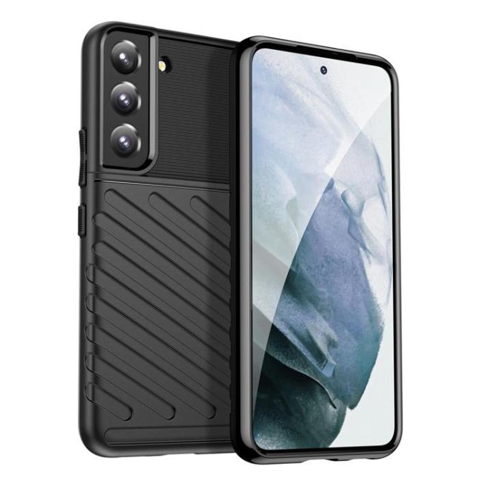 OEM - Thunder Twill Skal Galaxy S22 5G - Svart