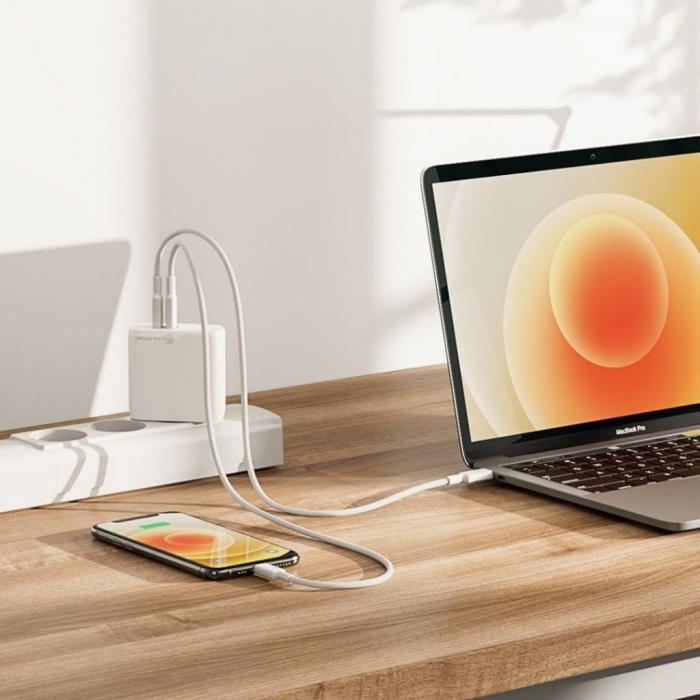 ALOGIC - ALOGIC Rapid Power 2-ports (45+18W) GaN laddare ink. 2m USB-C laddkabel