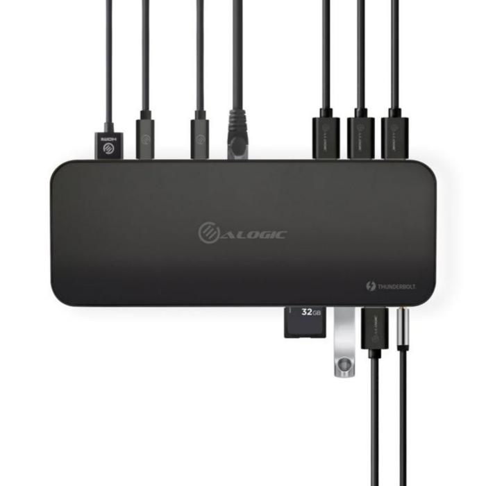 ALOGIC - ALOGIC ThunderBolt 3 Dual Display dockningsstation. 4K och strömförsörjning