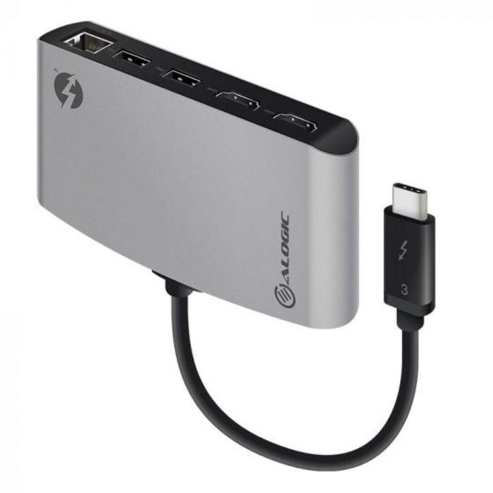 UTGATT1 - ALOGIC ThunderBolt 3 Dual HDMI portabel dockningsstation med 4K
