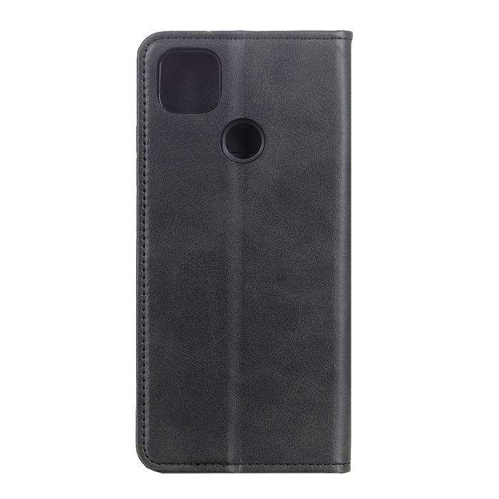 A-One Brand - Auto-Absorbed Äkta Läder Plånboksfodral Google Pixel 5 - Svart