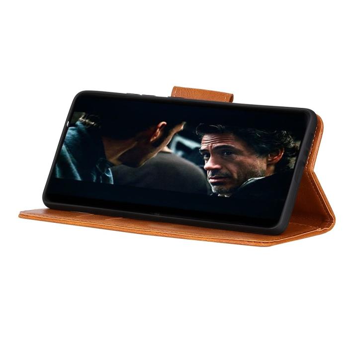 OEM - Plånboksfodral Google Pixel 5 - Brun