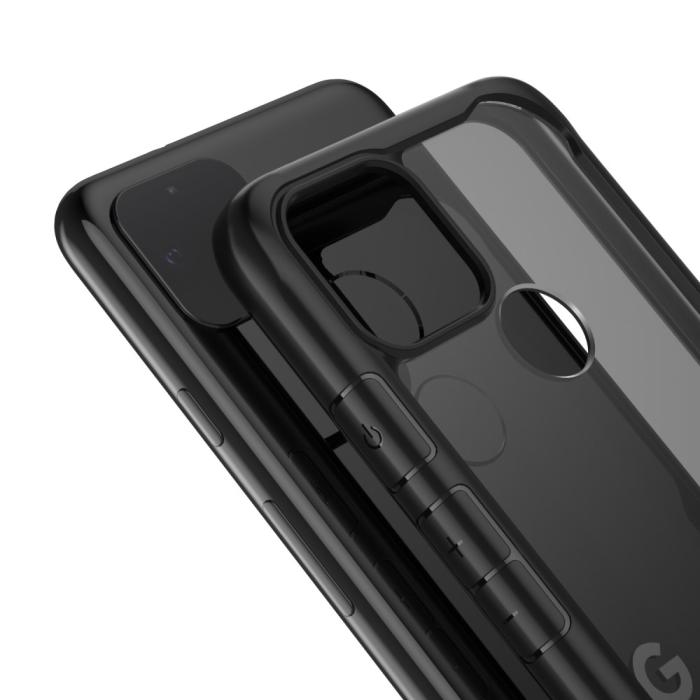 OEM - Hybrid Shockproof Mobilskal Google Pixel 5 - Svart