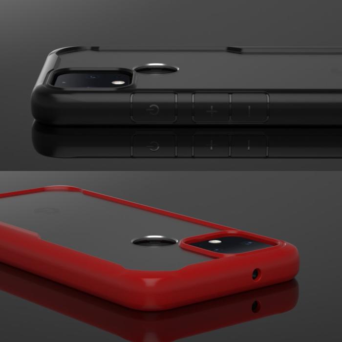 OEM - Hybrid Shockproof Mobilskal Google Pixel 5 - Svart