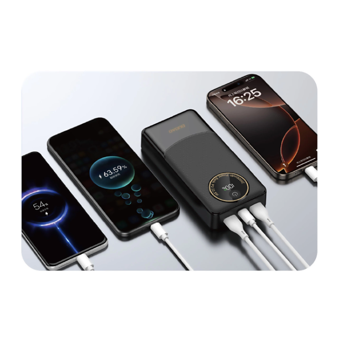 Dudao - Dudao Powerbank 20000mAh 22.5W PD USB-A, USB-C - Svart