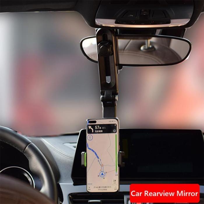 OEM - Mobilhållare 360 Degree Sun Visor - Svart
