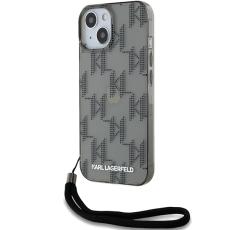KARL LAGERFELD - Karl Lagerfeld Mobilskal till iPhone 15 MagSafe IML Mono KL Pattern