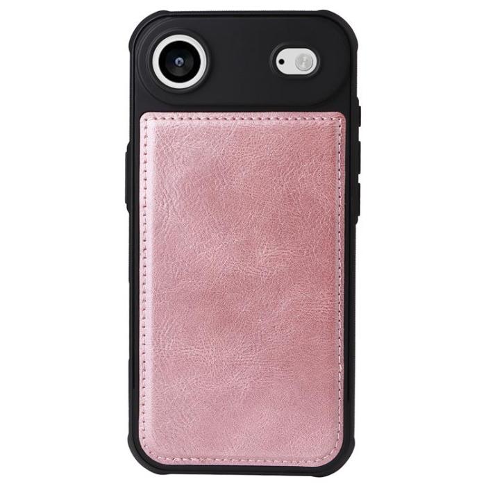 A-One Brand - iPhone Air Plånboksfodral Detachable Zipper - Roséguld