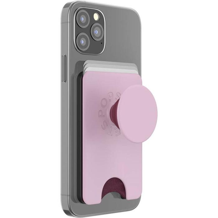 UTGATT - POPSOCKETS PopWallet + för Magsafe med Grip - Blush Rosa