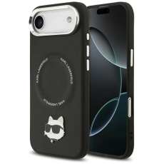 KARL LAGERFELD - Karl Lagerfeld iPhone Air Mobilskal MagSafe Choupette Pin - Svart