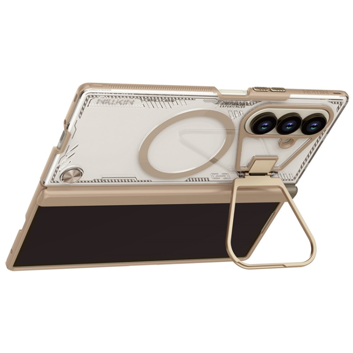 Nillkin - NILLKIN Galaxy Z Fold 7 Mobilskal MagSafe Iceblade Prop - Guld