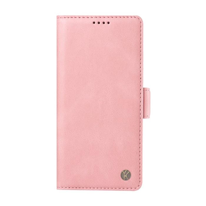 YIKATU - YIKATU Samsung Galaxy A37 Plånboksfodral Konstläder - Rosa