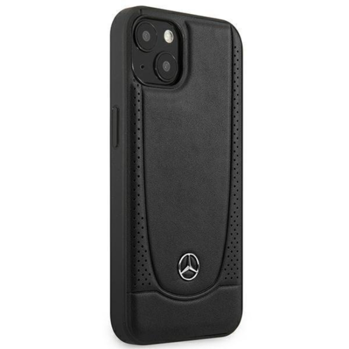 Mercedes - Mercedes iPhone 14 Plus Skal Läder Urban Bengale - Svart