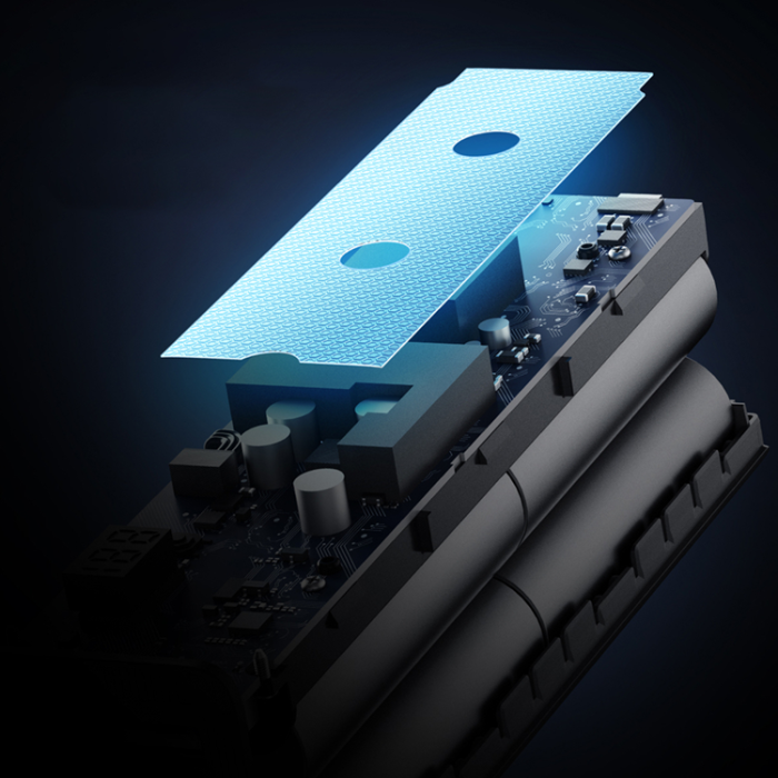 Cuktech - Cuktech Powerbank 20000 mAh 100W 2xUSB-C 1xUSB-A - Grå