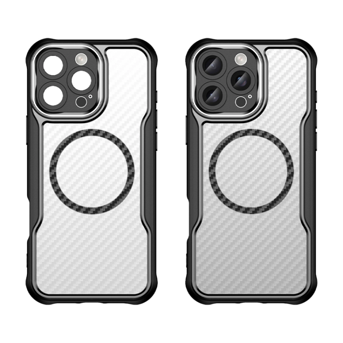 OEM - iPhone 16 Pro Max Mobilskal MagSafe Silikon Leading - Svart