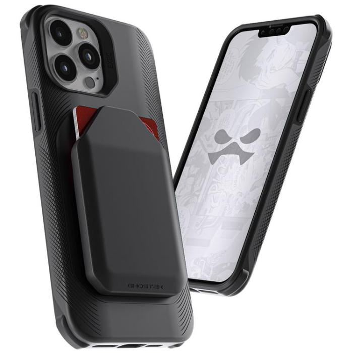 UTGATT5 - Ghostek Exec 5 Magnetic Wallet MagSafe Skal iPhone 13 Pro Max - Svart