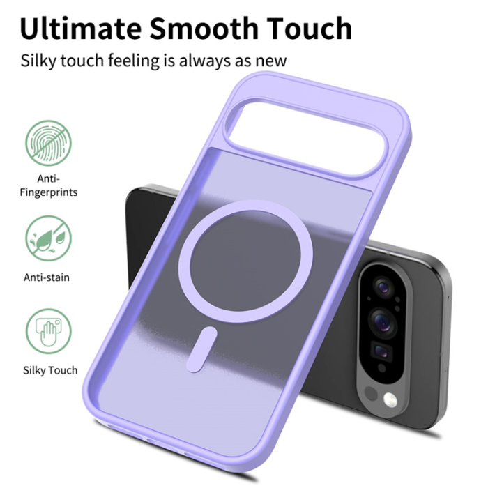A-One Brand - Google Pixel 10 Pro XL Mobilskal MagSafe Skin Touch - Lila