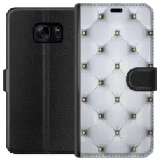 Gustaf - Pl&aring;nboksfodral till Samsung Galaxy S7 med Fancy