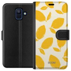 iSecrets - Pl&aring;nboksfodral till Samsung Galaxy A6 (2018) med Lemon Breeze